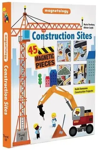 3D, magnetické, priestorové knihy Construction Sites - Marie Fordacq,Olivier Latyk
