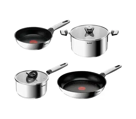 Panvice a hrnce Tefal - 6-dielna sada riadu EMOTION+ E327S655