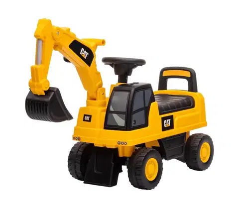 Odrážadlá Buddy Toys Odrážadlo báger CAT 2xAA žltá/čierna 57002788