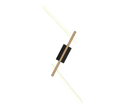 Svietidlá Wofi 7021-306- LED Stmievateľné nástenné svietidlo RIMINI LED/40W/230V hnedá/čierna 7021-306