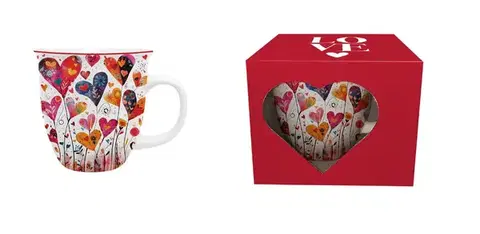 Hrnčeky, šálky, podšálky DUO - Hrnček 650ml COLORFUL HEARTS 1