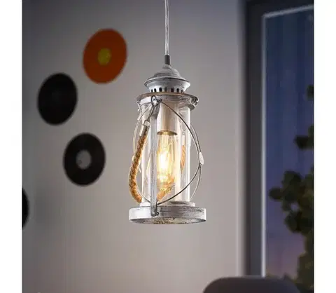 Svietidlá Eglo 49214 - Luster VINTAGE 1xE27/60W/230V 49214