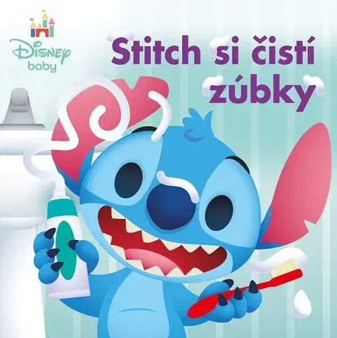 Leporelá, krabičky, puzzle knihy Stitch si čistí zúbky - Kolektív autorov