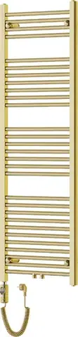 Radiátory do kúpeľne MEXEN/S - Mars radiátor + vykurovacia tyč 1500 x 500 mm, 600 W, zlatá W110-1500-500-2600-50