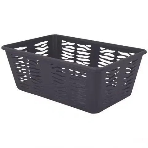 Prútené koše Košík Zebra 3 Art1703 antracit /0321/