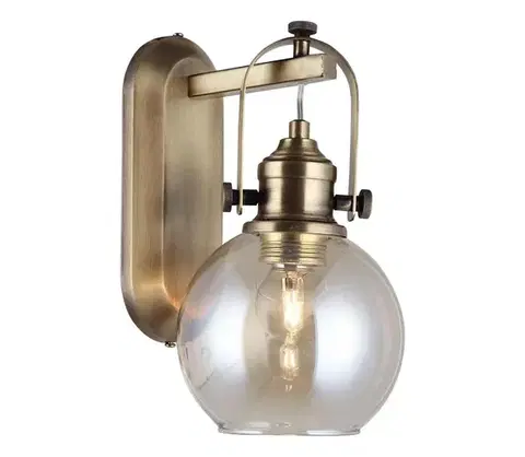 Svietidlá  Nástenné svietidlo POLINO 1xE27/40W/230V bronzové 341LCA1601