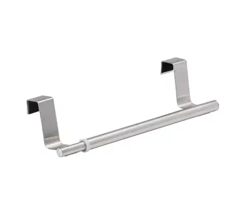 Svietidlá WENKO 53245100 - Držiak na uteráky TELESCOPE 7x6 cm strieborný/čierny 53245100