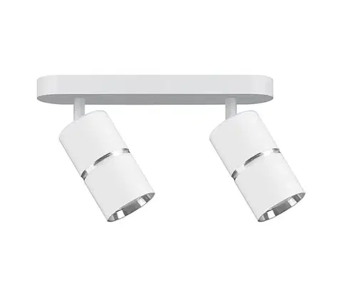 Svietidlá  Bodové svietidlo BAMBOO 2xGU10/10W/230V biela 324641