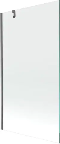 Sprchové dvere MEXEN/S - Next vaňová zástena FIX 100 x 150, transparent, grafit metal 895-100-000-00-00-95