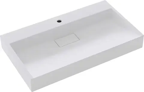 Umývadlá MEXEN - Ava umývadlo na dosku liaty mramor 50 x 38, biela 23015001