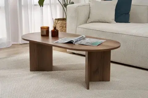 Konferenčné stolíky Konferenčný stolík Sable - VNT Walnut