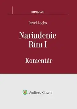 Dejiny práva Nariadenie Rím I - Pavel Lacko