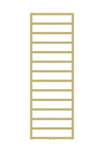 Radiátory do kúpeľne HOPA - Kúpeľňový radiátor PERTH zlatá farba - Farba radiátora - Zlatá, Rozmer radiátora - 250 × 940 mm, výkon 236 W, Typ pripojenia - Stredové 50 mm RADPER251084SP