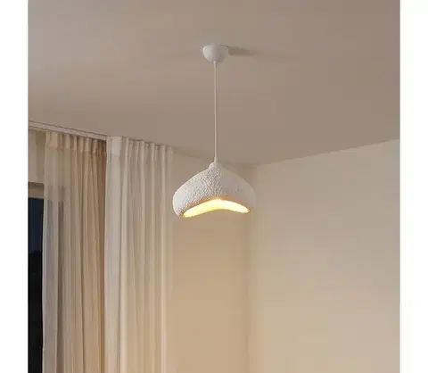 Svietidlá BRILAGI - Luster na lanku WABI SABI 1xE27/40W/230V pr. 30 cm biely 118OPV1207