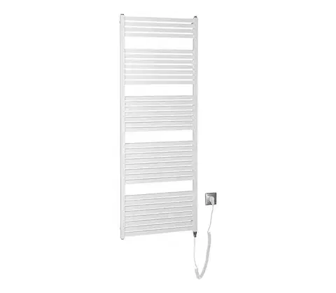 Svietidlá Aqualine - Kúpeľňový elektrický radiátor TONDI-E 800 W 169 x 60 cm biely DE490T