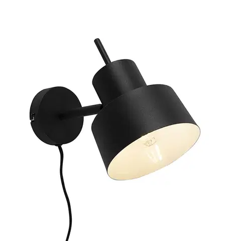 Nástenné osvetlenie Inteligentná nástenná lampa čierna vrátane Wifi A60 - Chappie