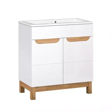 Skrinky pod umývadlo Kúpeľňová skrinka pod umývadlo Bafi 2D 80 cm