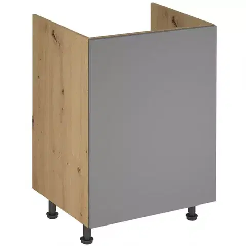 Kuchynské skrinky stojace Kuchynská skrinka Langen D60Z beige