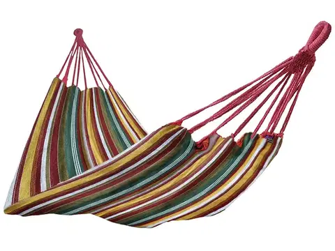 Hojdacie siete NABBI HMK hojdacia sieť 200x150 cm farebné pásy