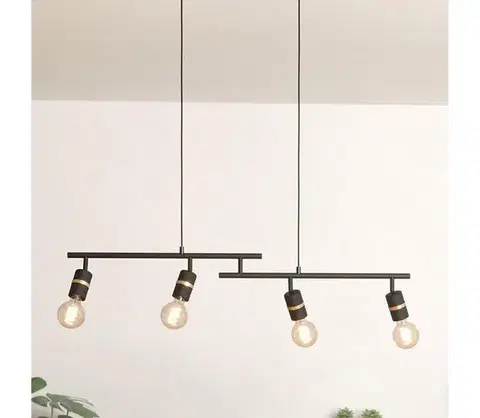 Svietidlá Eglo 900177 - Luster na lanku LURONE 4xE27/10W/230V 900177