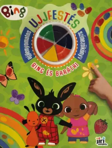 Pre deti a mládež - ostatné Bing és Barátai ujjfestés színezőkönyv