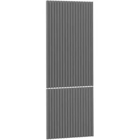 Kuchynské skrinky Čelo skrinky Luxeo F14-N60N ryfla dark grey