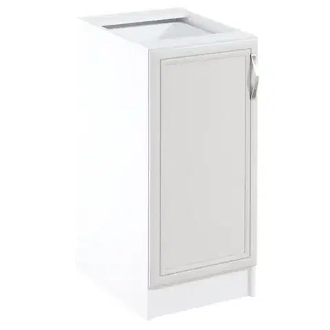 Kuchynské skrinky stojace Kuchynská Skrinka Sycylia D40 L Biely/Dub Lancelot