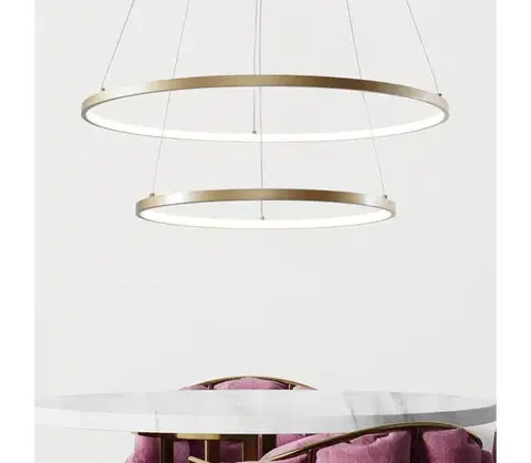 Svietidlá Zuma Line 2023200-GD - LED Luster na lanku BRENO LED/60W/230V 3000/4000/6000K 2023200-GD