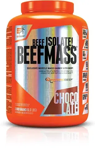 Hovädzie gainery Beefmass Gainer - Extrifit 1500 g Čokoláda