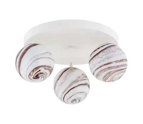 Svietidlá Argon 6291 - Stropné svietidlo FABIO 3xE14/7W/230V alabaster biela 6291