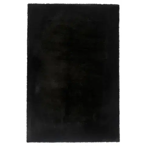 Moderné koberce Koberec Shaggy Teddy Rug 1,6/2,3 čierna