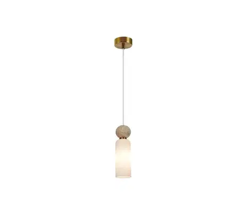 Svietidlá  PND-95331-1-BRSS - Závesný luster SANTOS na lanku 1xG9/40W/230V zlatý PND-95331-1-BRSS
