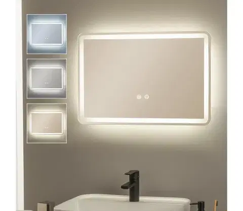Kúpeľňové zrkadlá BRILAGI - LED stmievateľné kúpeľňové vyhrievané zrkadlo s podsvietením BELLA LED/12W/230V 40x60 cm IP44 FG-GM1106-B-12W