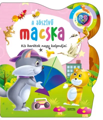 Leporelá, krabičky, puzzle knihy A jószívű macska - Kis barátok nagy kalandjai