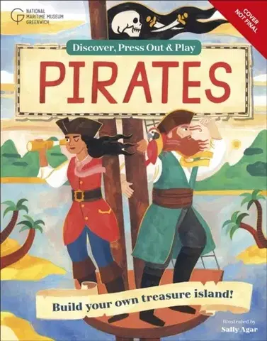 Nalepovačky, vystrihovačky, skladačky Pirates Discover, Press-out & Play - DK