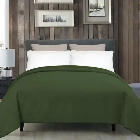 Prehozy na posteľ Prikrývka na posteľ Sonia 170x220 cm 2 zelená