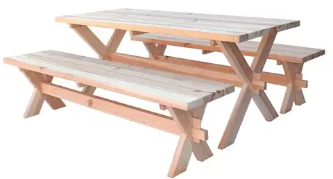 Záhradný pivný set - stôl a lavica Záhradný set OLD Rojaplast