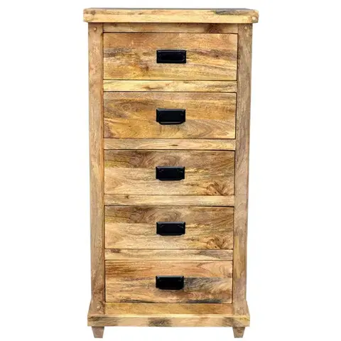 Komody Komoda Devi 60x120x45 indický masív mango