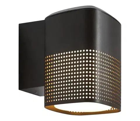 Svietidlá Nordlux - Vonkajšie nástenné svietidlo SIDARA 1xE27/15W/230V IP54 čierna 2618421203