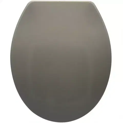 WC dosky Doska Light Gray Pomalým Sklápaním