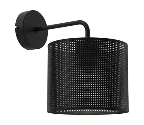 Svietidlá  Nástenná lampa LOFT SHADE 1xE27/60W/230V čierna 5231