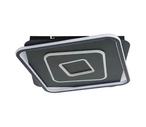 Svietidlá BRILAGI - stmievateľné LED stropné svietidlo IRIS LED/98W/230V 50x50 cm čierne + diaľkový ovládač BRMXC2985-CR