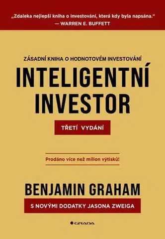 Financie, finančný trh, investovanie Inteligentní investor, 3. vydání - Graham Benjamin