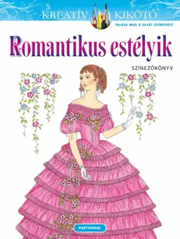 Maľovanky pre dospelých Romantikus estélyik - Színezőköny - Ming-Ju Sun