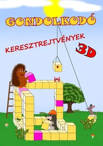 Príprava do školy, pracovné zošity Gondolkodó - Keresztrejtvények 3D - József Simon