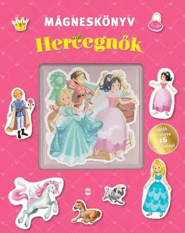 3D, magnetické, priestorové knihy Hercegnők - Mágneskönyv