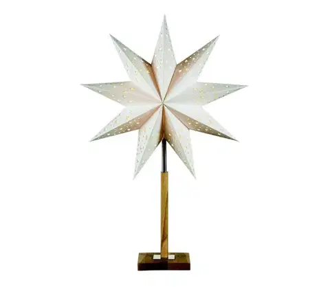 Vianočné dekorácie Markslöjd 700323 - Vianočná dekorácia SOLVALLA 1xE14/25W/230V biela 65 cm 700323
