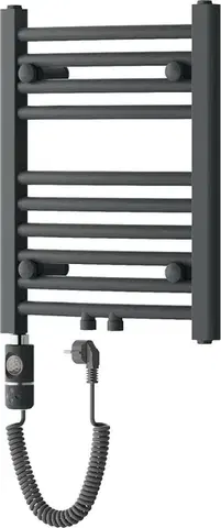 Radiátory do kúpeľne MEXEN/S - Ares radiátor + vykurovacia tyč 500 x 400 mm, 300 W, antracit W102-0500-400-2300-66