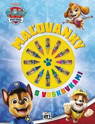 Pre deti a mládež - ostatné Maľovanky s voskovkami Labková patrola