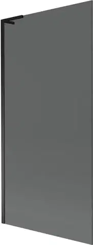 Sprchové dvere MEXEN/S - Next L vaňová zástena FIX 90 x 150, grafit, čierna 895-090-000-03-40-70